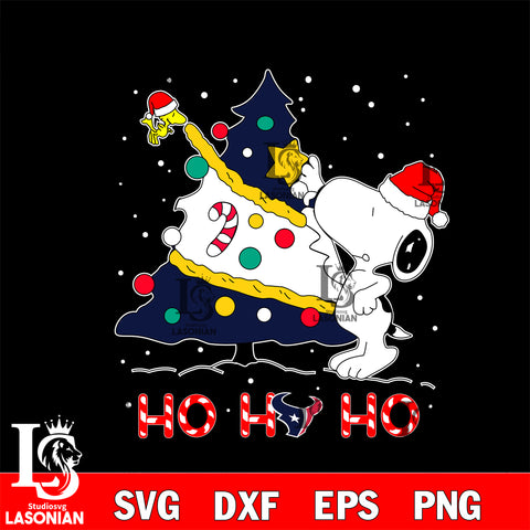 Houston Texans nfl svg, snoopy christmas , Ho Ho Ho svg eps dxf png file, digital download