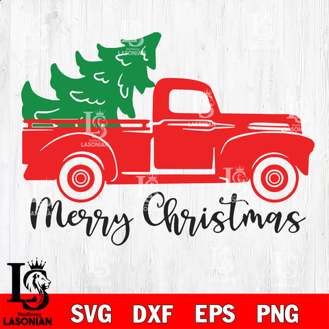 jeep merry christmas svg eps dxf png file, digital download