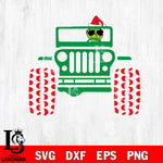 jeep merry christmas svg eps dxf png file, digital download