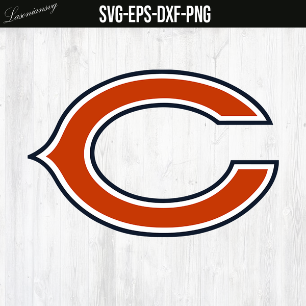 Chicago Bears Football Team Logo C SVG PNG EPS DXF