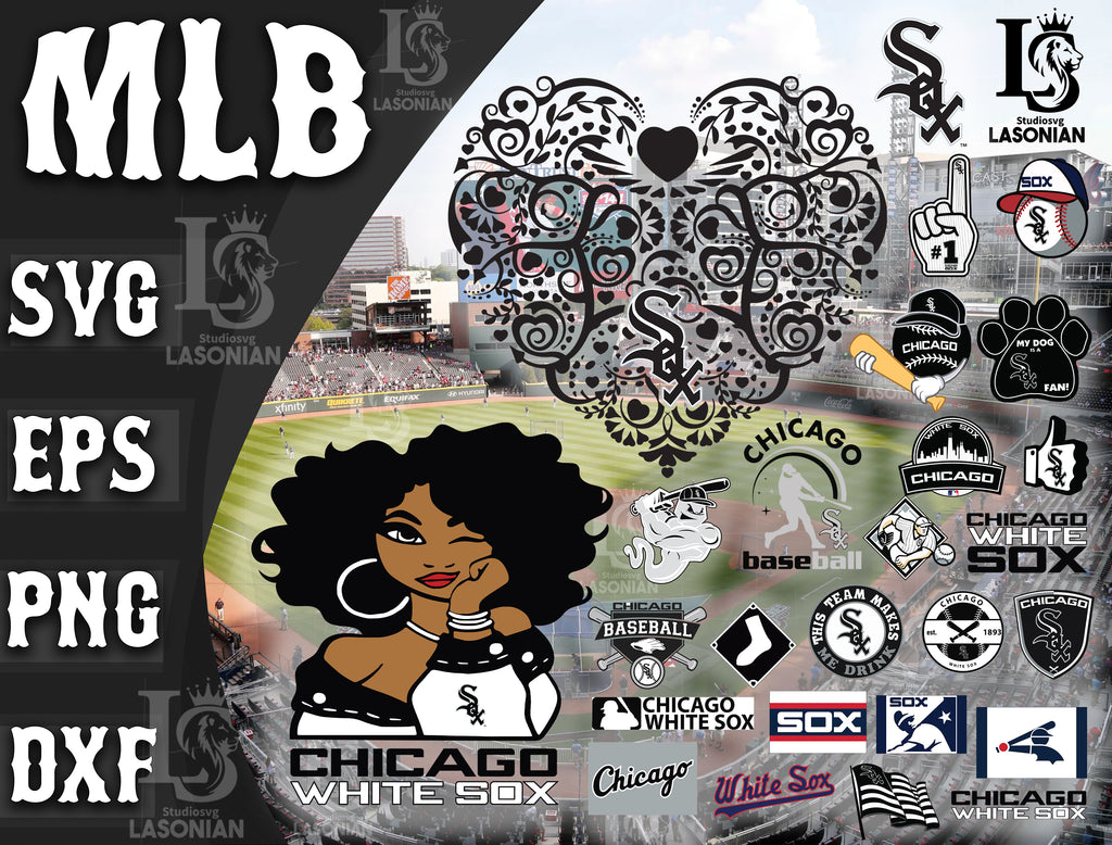 Chicago White Sox SVG Files, Cricut, Silhouette Studio, Digital