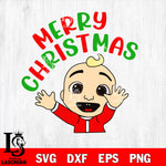 Cocomelon christmas 14 svg eps dxf png file