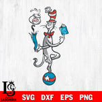 cat in the hat , dr seuss svg, dxf, eps ,png file, digital download,Instant Download