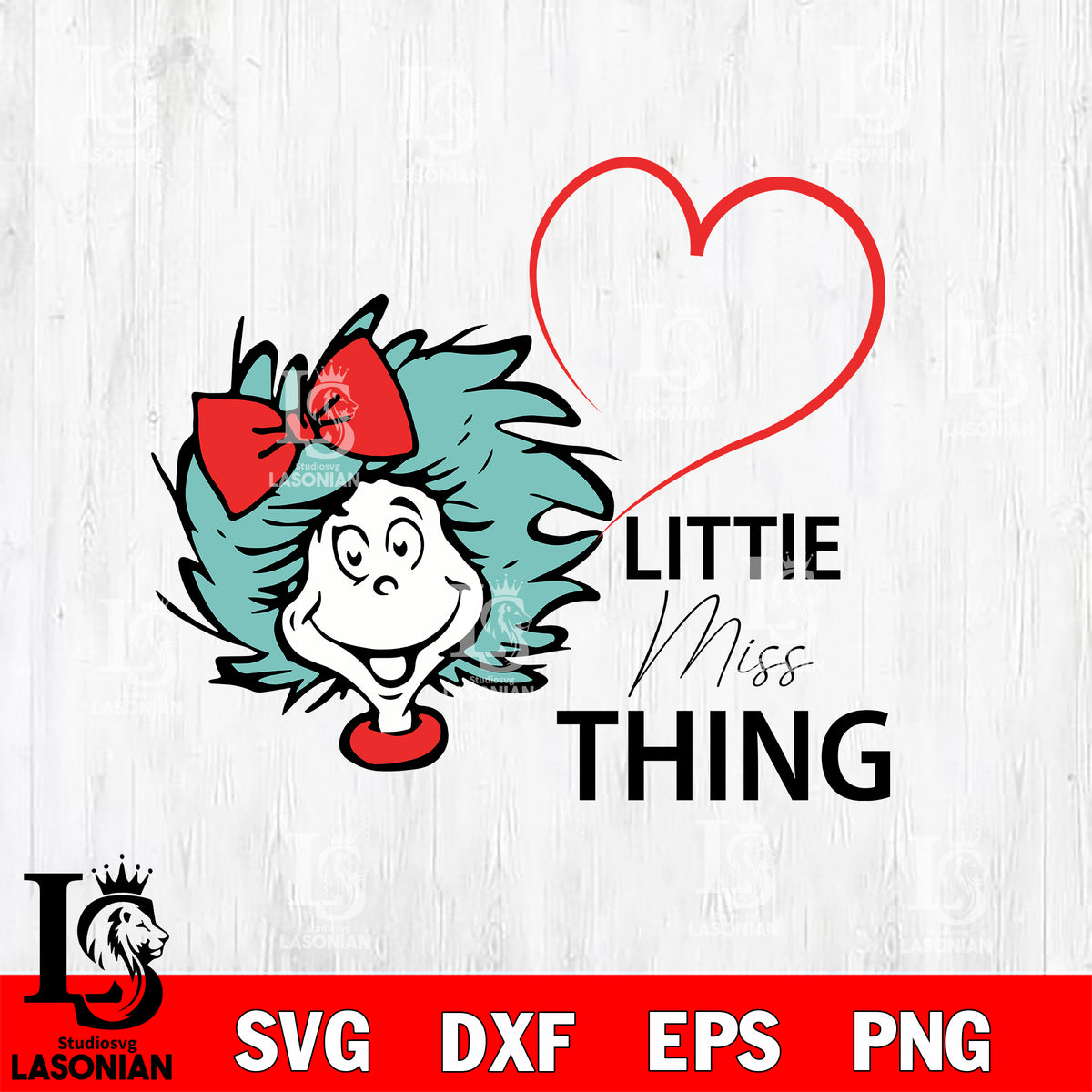 Dr Seuss Svg , Cat In The Hat Svg , Little Miss Thing Svg, Dxf, Eps ,p 