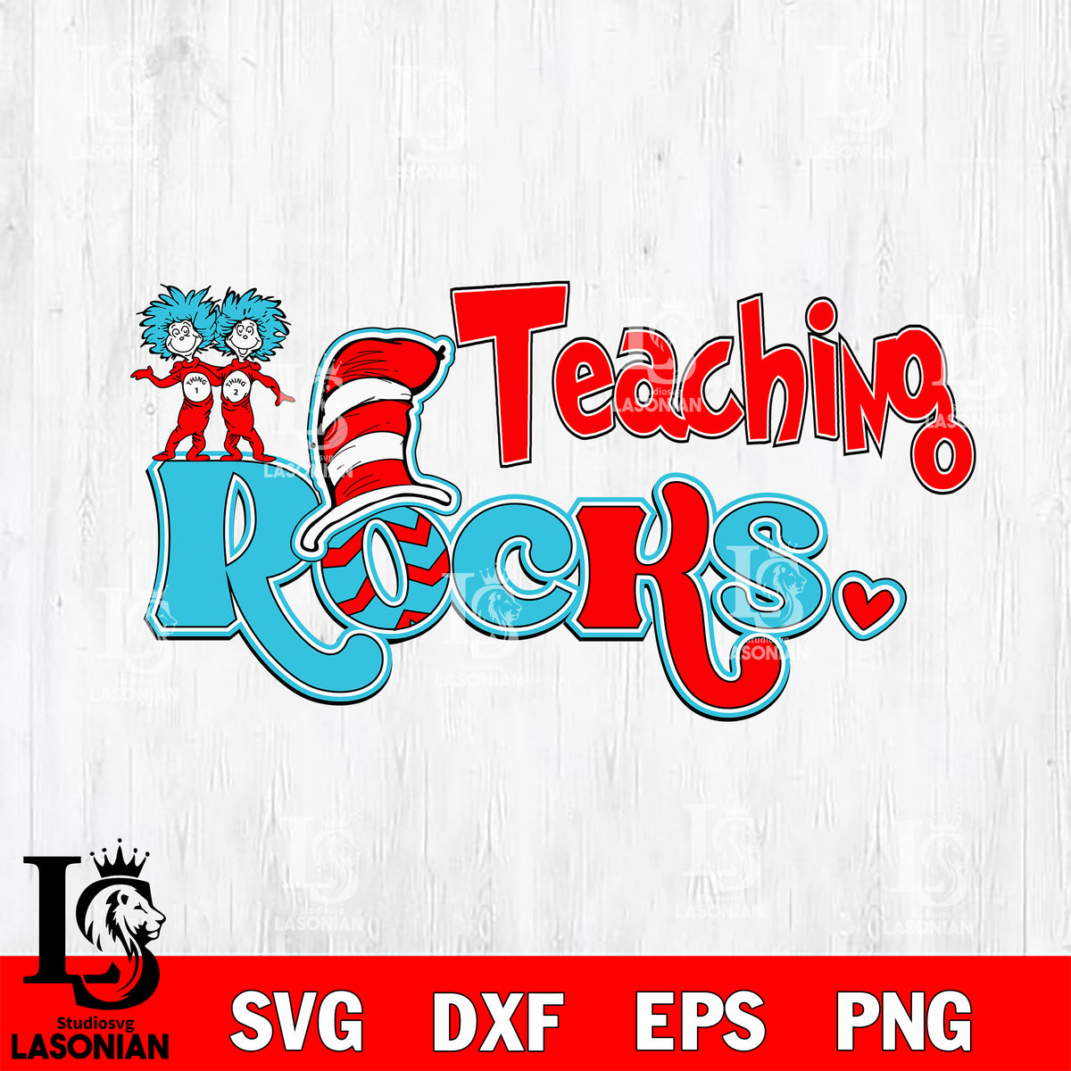 Dr Seuss svg , cat in the hat svg , Teaching Rocks svg, dr seuss svg ...