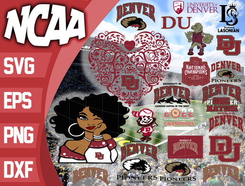 Denver Pioneers svg,bundle Denver Pioneers svg eps dxf png file, bundle ncaa svg, ncaa svg