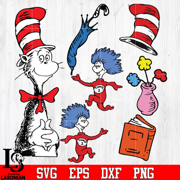 Dr Seuss Bundle, Dr. Seuss Svg, Reading Festival, Dr. Seuss Fabric, Dr ...