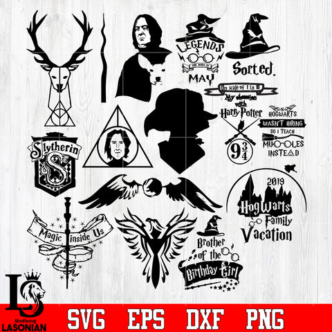 Bundle Harry Porter Random vector svg eps dxf png file – lasoniansvg