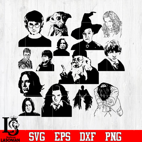 Bundle Harry Porter actor vector svg eps dxf png file