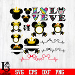 Bundle 10 Mickey vector random svg eps dxf png file