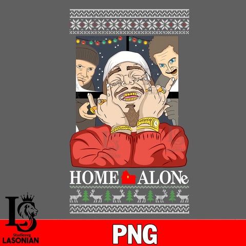 Friends christmas 25, grinch , alone home PNG file, digital download