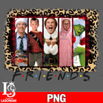 Friends christmas 4 , grinch , alone home PNG file, digital download