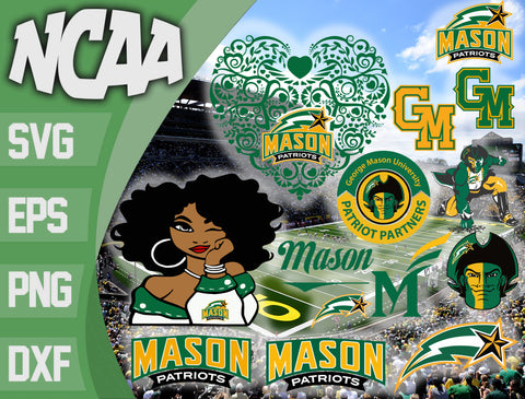 George Mason Patriots svg eps dxf png file, bundle ncaa svg, ncaa svg