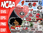 Georgia Bulldogs svg,bundle Georgia Bulldogs svg eps dxf png file, bundle ncaa svg, ncaa svg