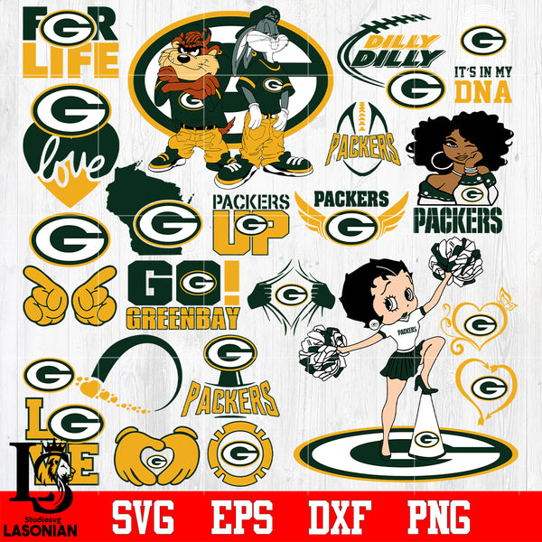 Logo green bay packers SVG file, PNG file, EPS file, DXF file – lasoniansvg