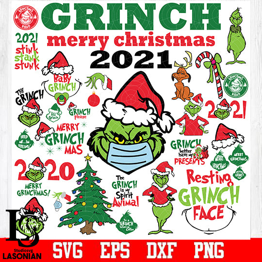 Dallas Cowboys, Grinch merry christmas svg eps dxf png file – lasoniansvg