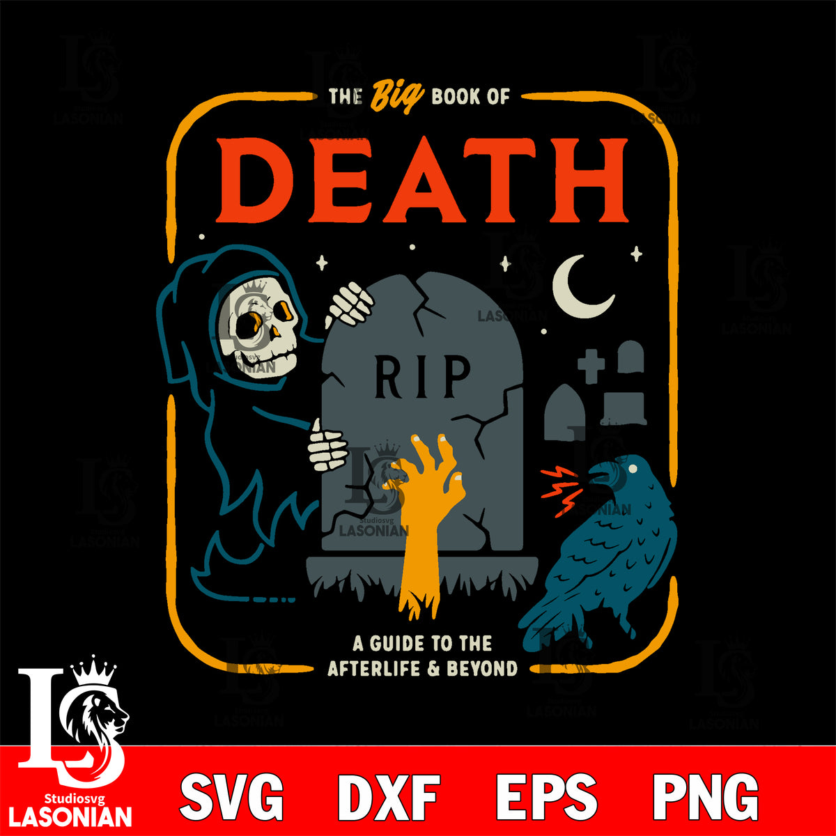 The Big Book Of Death svg eps dxf png file – lasoniansvg