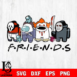 Among Us Ghostface Michael Myers Pennywise Jason Voorhees Friends svg eps dxf png file