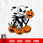 Jack Skellington Pumpkin svg eps dxf png file