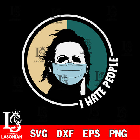 Michael Myers Face Mask svg eps dxf png file