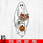 Halloween Ghost Pumpkin svg eps png dxf file