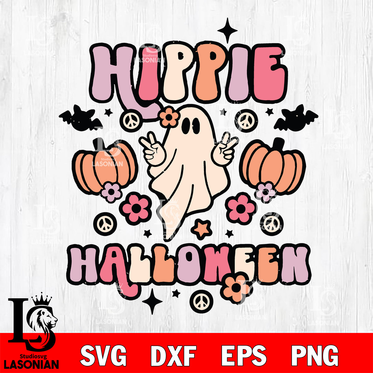 Hippie Halloween svg eps dxf png file – lasoniansvg