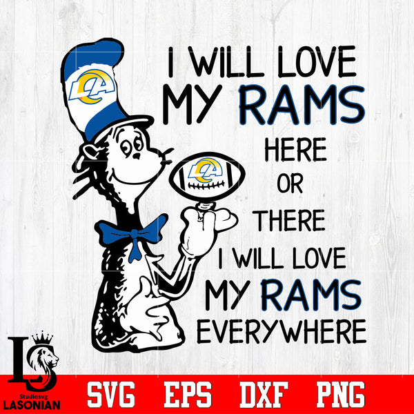 Los Angeles Rams Heart, Los Angeles Rams Love svg,eps,dxf,png file –  lasoniansvg