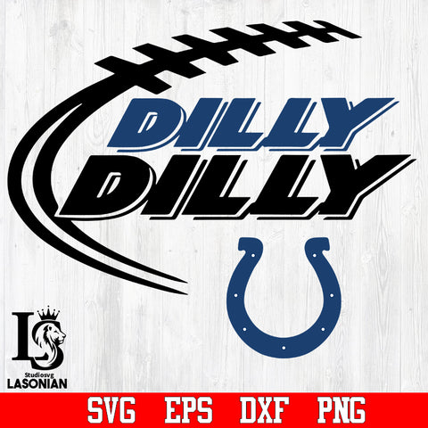 Indianapolis Colts Dilly Dilly svg,eps,dxf,png file