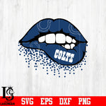Indianapolis Colts lip svg eps dxf png file