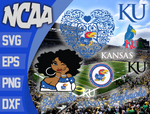 Kansas Jayhawks svg svg eps dxf png file, bundle ncaa svg, ncaa svg