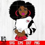 Kansas City Chiefs Girl Svg Dxf Eps Png file