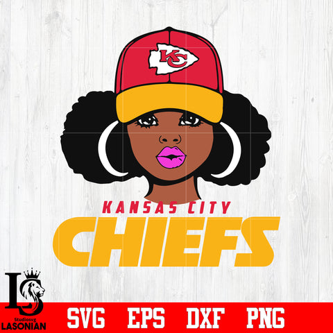 Kansas City Chiefs Girl svg eps dxf png file