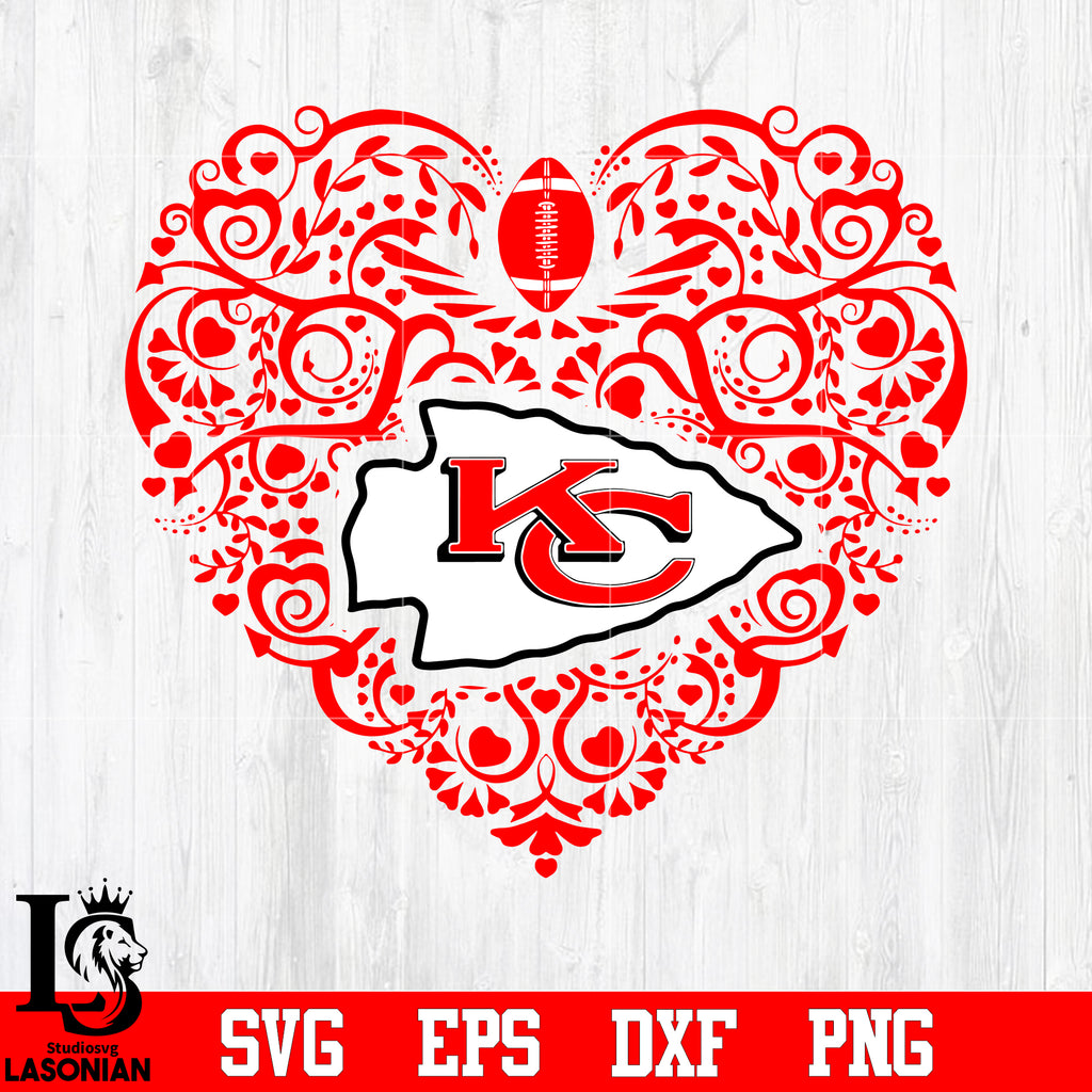 Kansas City Chiefs Love My Chiefs svg, nfl svg, eps, dxf, png