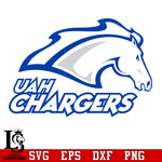 Logo Alabama Huntsville Chargers svg,dxf,eps,png file