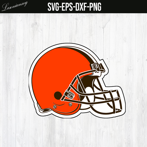 Cleveland Browns Laser Cut Steel Logo Spirit Size-Primary Logo