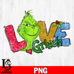 Love Grinch 2 PNG file, digital download