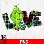 Love grinch Heart  PNG file, digital download