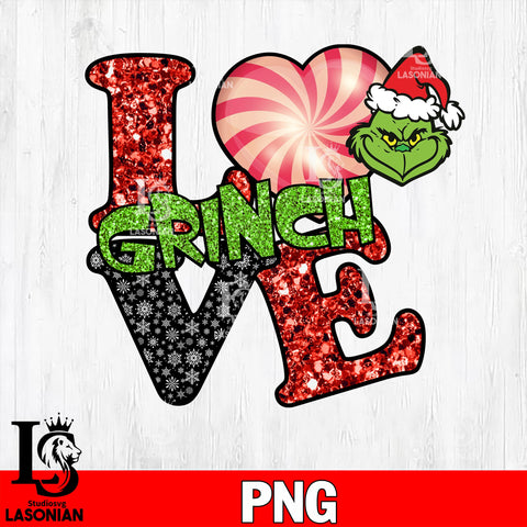 Love grinch PNG file, digital download