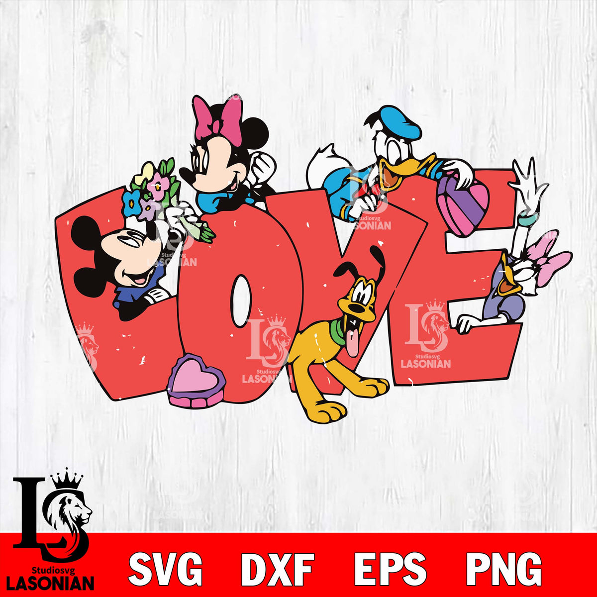 Love valentine's day svg, disney valentine's day svg eps dxf png file