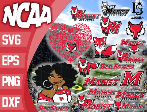 Marist Red Foxes svg, bundle Marist Red Foxes svg eps dxf png file, bundle ncaa svg, ncaa svg