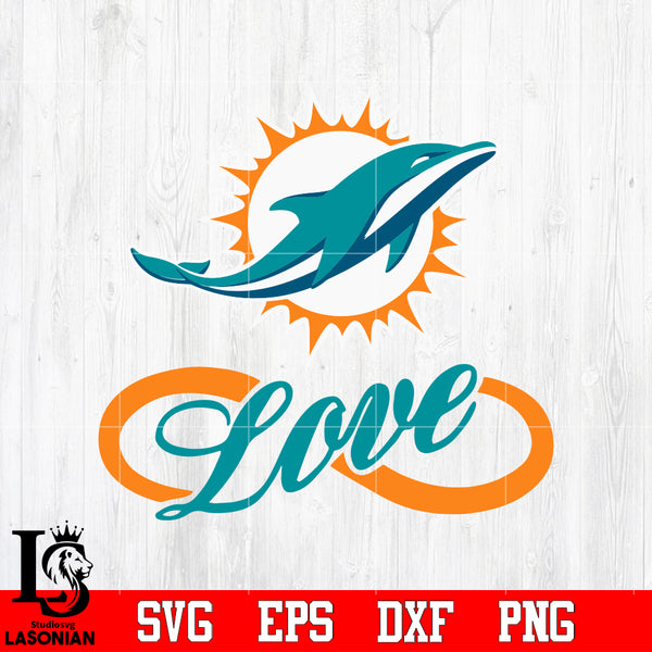 Peace Love Dolphins Svg Sport Svg, Miami Dolphins Svg