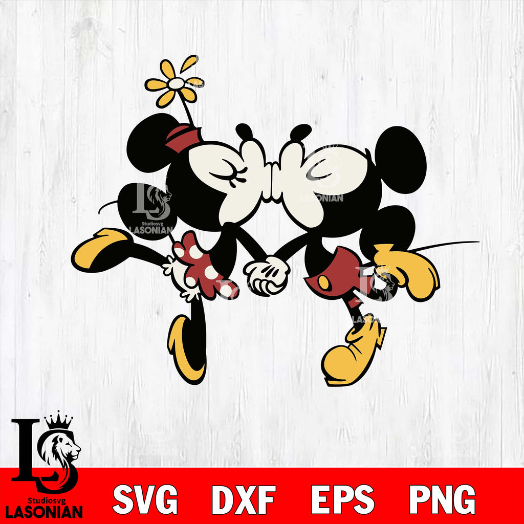 Mickey Minnie Love Svg Digital File, Valentine Svg, Mickey Mouse Svg