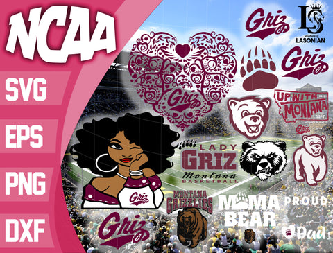 Montana Grizzlies svg svg eps dxf png file, bundle ncaa svg, ncaa svg