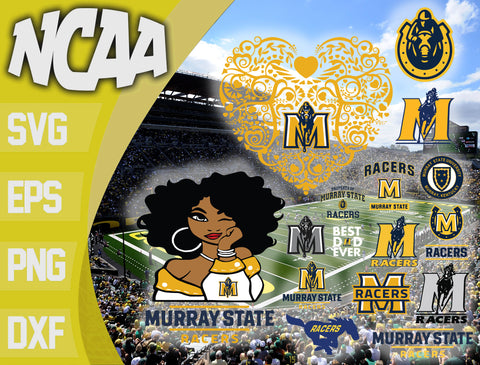 Murray State Racers svg eps dxf png file, bundle ncaa svg, ncaa svg