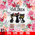 My children Meow Cat Png file