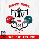 Philadelphia Eagles vs Kansas City Chiefs SVG, Super bowl  svg eps dxf png file