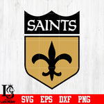 New Orleans Saints,shield Svg Eps Dxf Png file