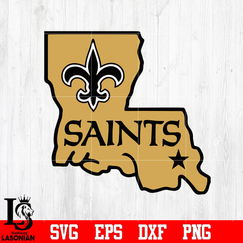 New Orleans Saints maps Svg Dxf Eps Png file