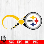 Pittsburgh Steelers heart, Logo Pittsburgh Steelers Svg Eps Dxf Png file