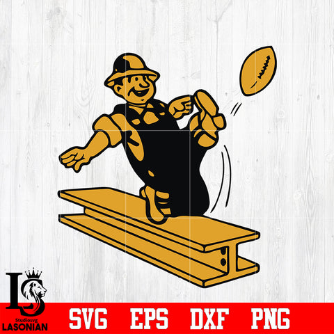 Pittsburgh Steelers human Svg Dxf Eps Png file